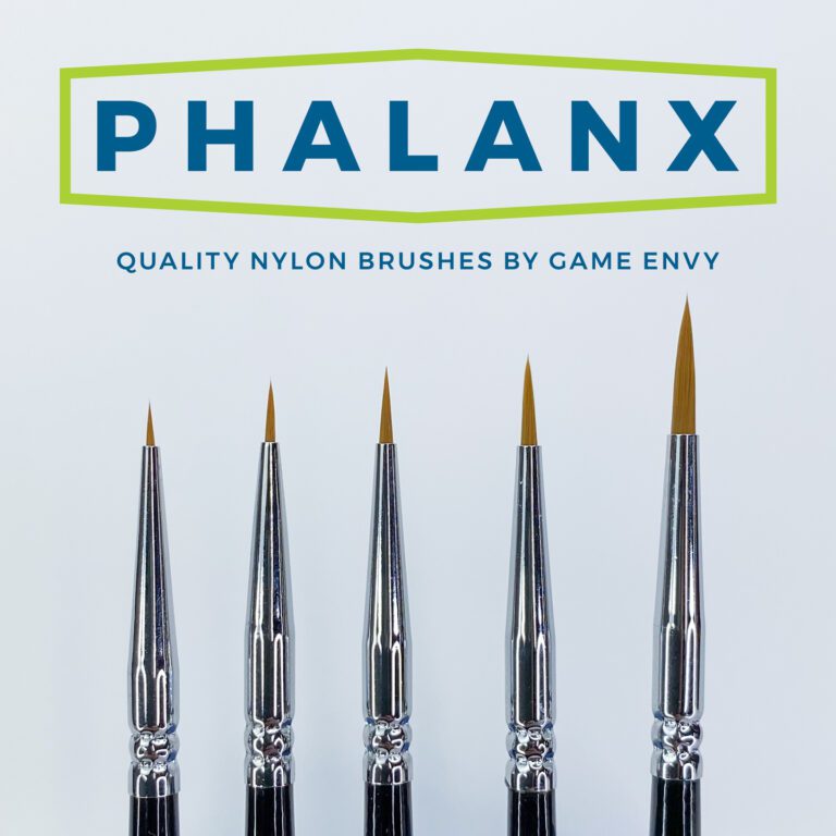 Phalanx SYNTH 5-Piece Nylon Brush Set | Gopher Games