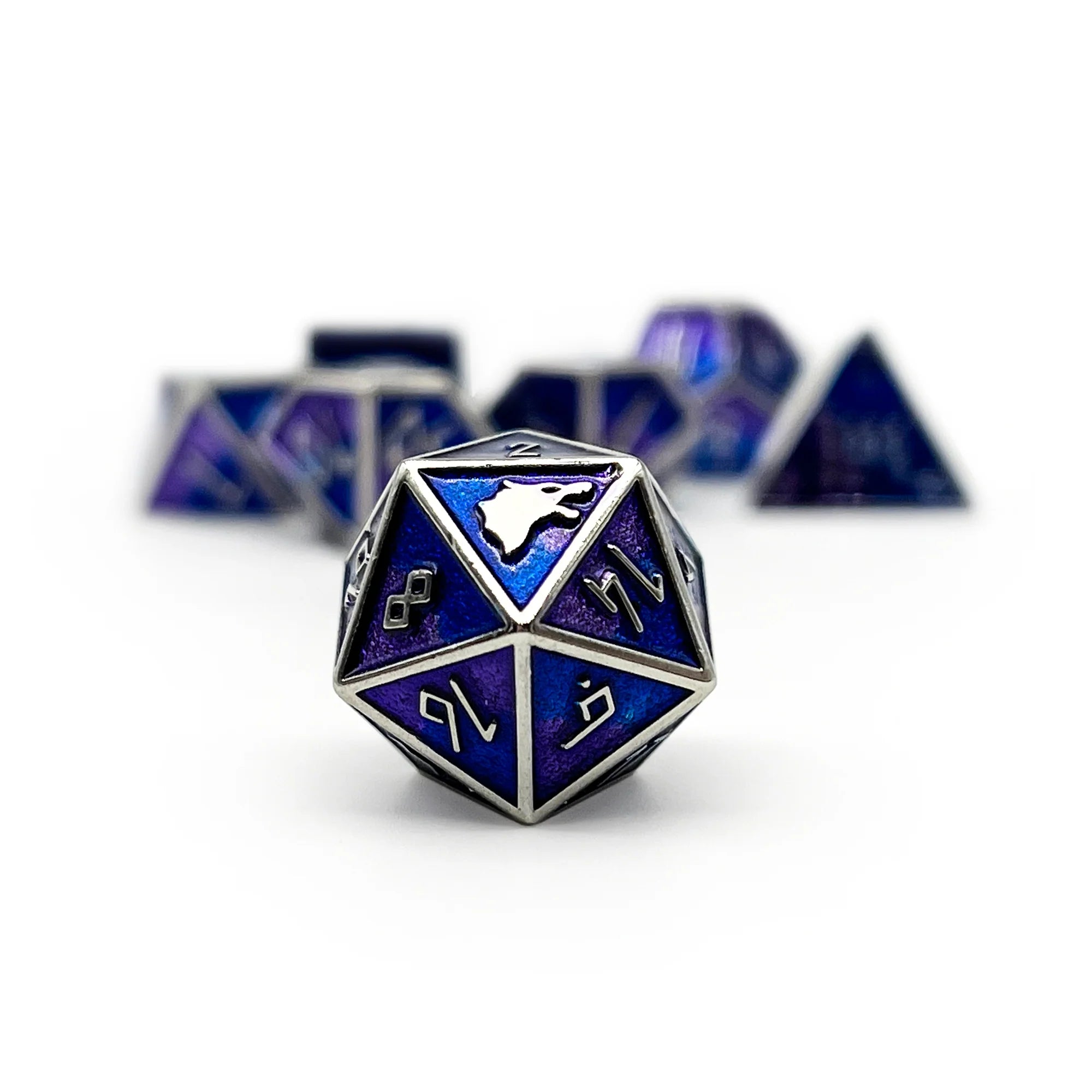 HATI - NORSE THEMED 7 PIECE METAL DICE SET | Gopher Games