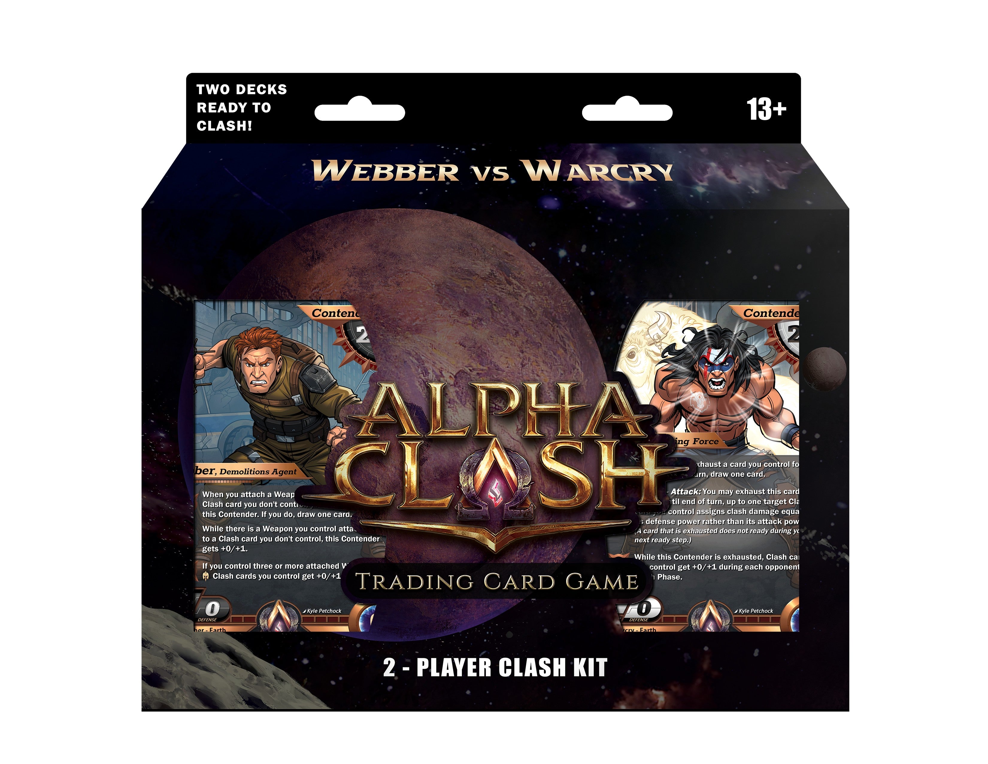 Alpha Clash TCG: Unrivaled 2-Player Clash Kit Webber vs. Warcry | Gopher Games