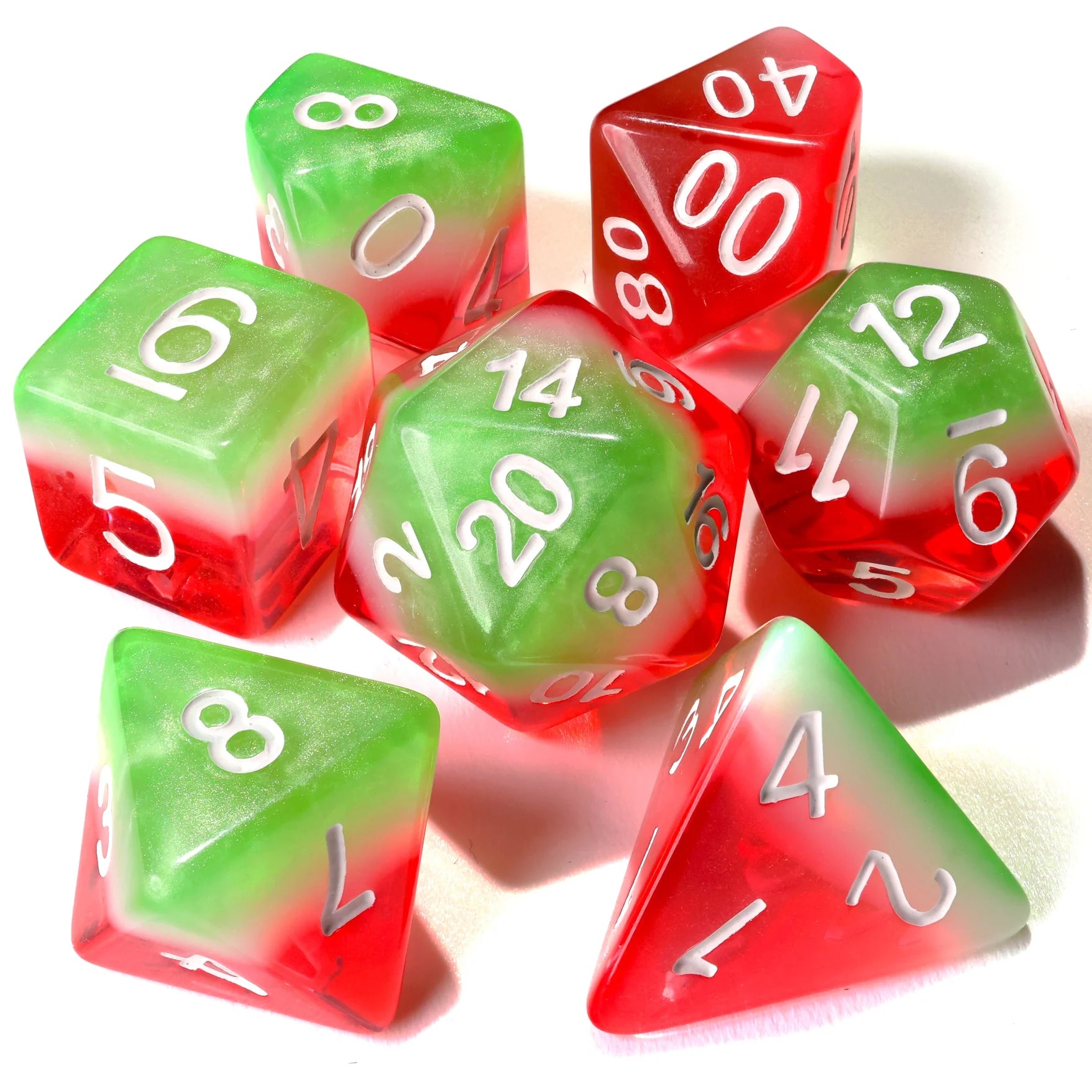 Summer Vibes RPG Dice Set - 7 Pieces | Gopher Games