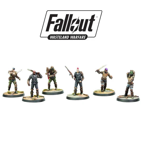 Fallout: Wasteland Warfare | Miniatures Raiders, Scavvers & Psychos | Gopher Games