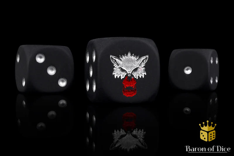 Bloody Wolf Dice (rounded corner) | Gopher Games