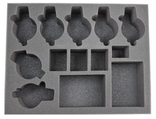 (Space Marines) 6 Space Wolves Thunderwolf 2 Rhino Foam Tray (BFL-3) | Gopher Games