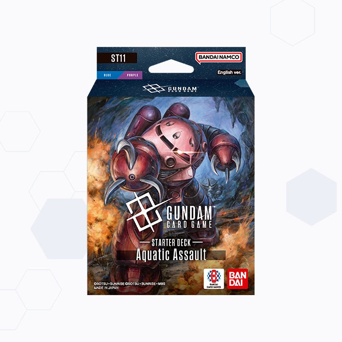 (Pre Order Release Date 9/25) GUNDAM CARD GAME: STARTER DECK: AQUATIC ASSAULT [ST11] | Gopher Games