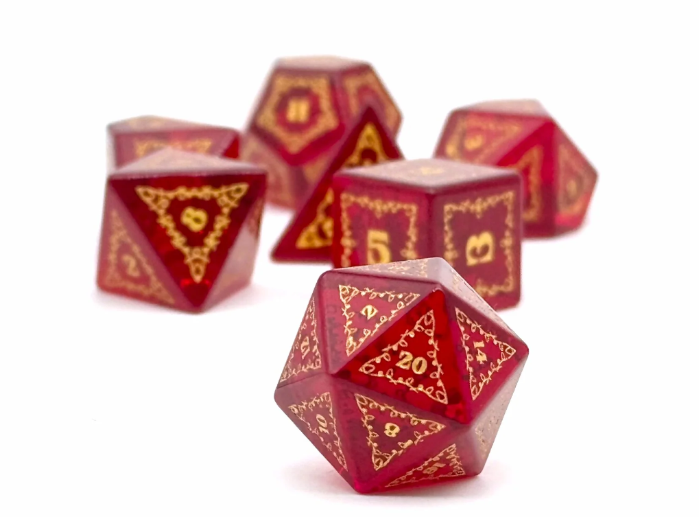 Red Holiday Orc Glass with Premium Holiday Tin | Gopher Games