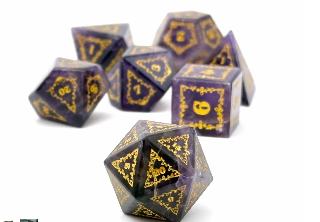 Purple Holiday Orc Glass with Premium Holiday Tin | Gopher Games