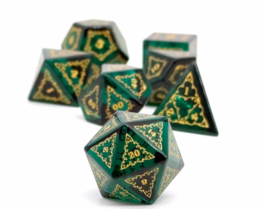 Forest Green Holiday Orc Glass with Premium Holiday Tin | Gopher Games