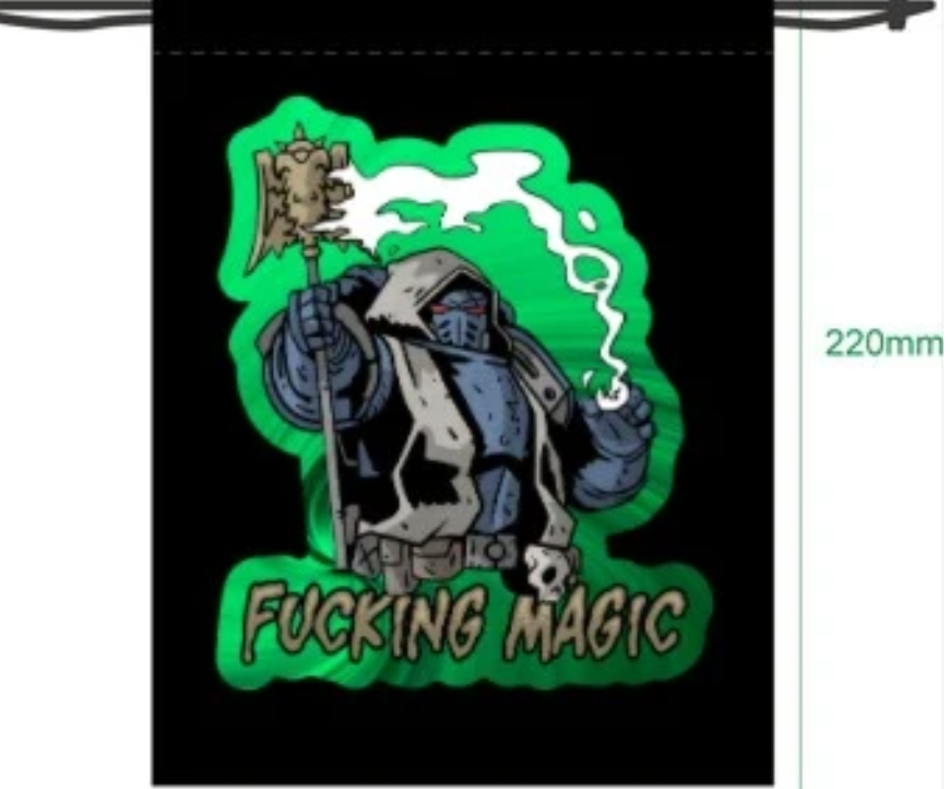 Magic Gone Wild | Premium Dice Bag | Gopher Games