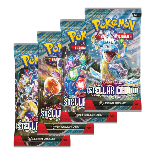 POKEMON TCG: SCARLET AND VIOLET STELLAR CROWN BOOSTER PACK Gopher Games POKEMON TCG: SCARLET AND VIOLET STELLAR CROWN BOOSTER PACK Gopher Games