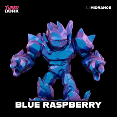 model painted with blue to purplish pink turboshift paint (Blue Raspberry) | Gopher Games