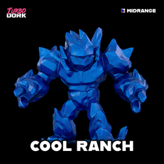 model painted with deep blue metallic paint (Cool Ranch) | Gopher Games
