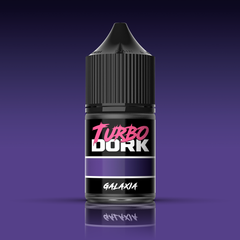 bottle of violet to deep black purple turboshift paint (Galaxia) | Gopher Games