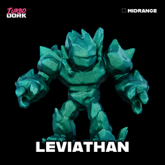 model painted with bluish green to greenish blue turboshift paint (Leviathan) | Gopher Games