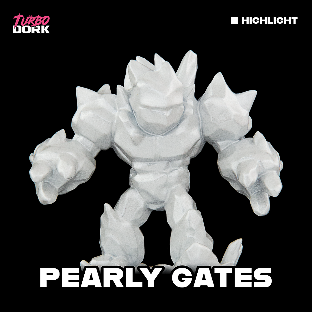 bottle of white metallic paint (Pearly Gates) | Gopher Games