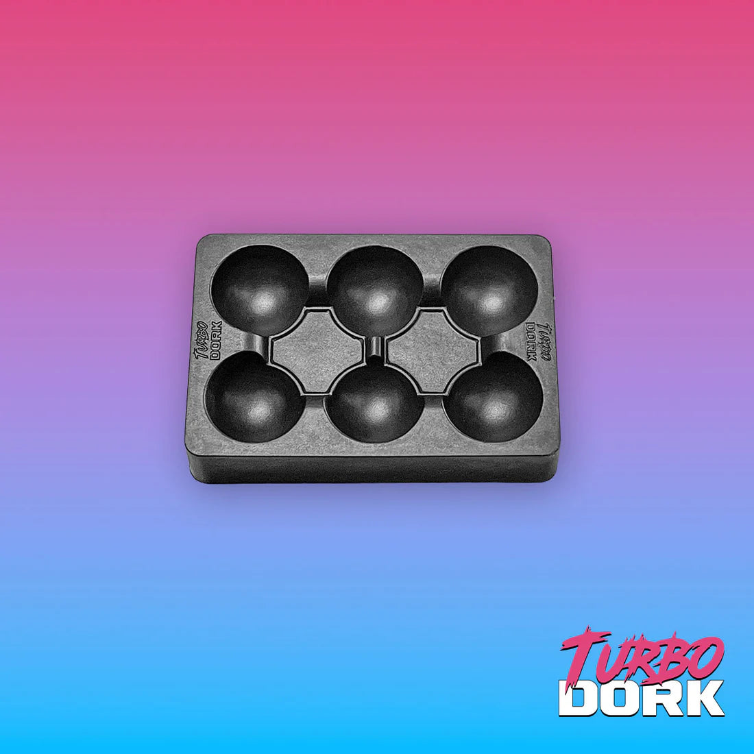 Turbo Dork Small Black Silicone Dry Palette | Gopher Games