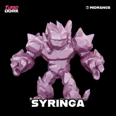 model painted with reddish purple metallic paint (Syringa) | Gopher Games