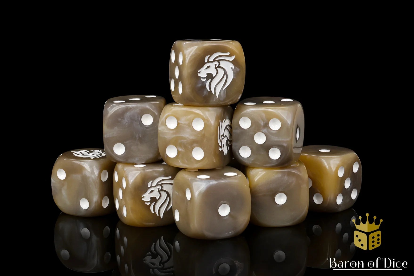 The Lion | 25x dice | Rounded Corners | Gopher Games