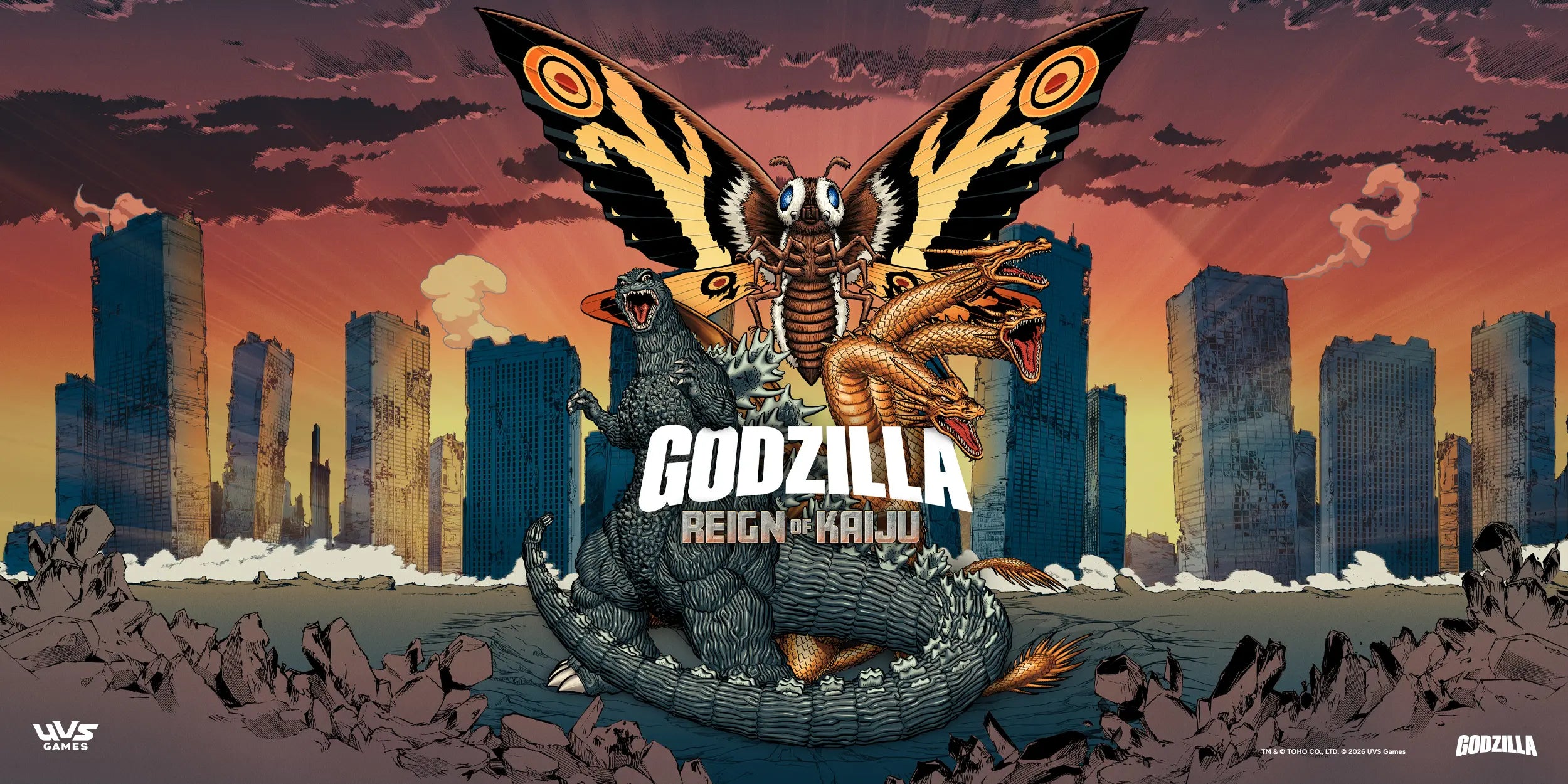 UNIVERSUS GODZILLA: REIGN OF KAIJU PRERELEASE EVENT Friday March 6th,  7PM | Gopher Games