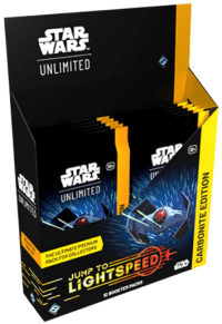 (preorder) Star Wars: Unlimited – Jump to Lightspeed: Carbonite Booster Box | Gopher Games