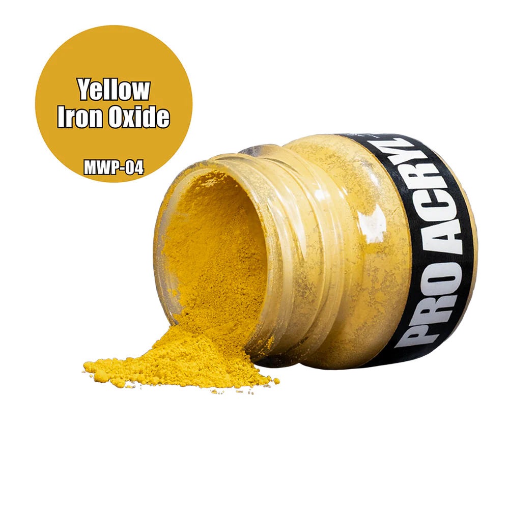 PRO Acryl Weathering Pigments 04 - Yellow Iron Oxide | Gopher Games