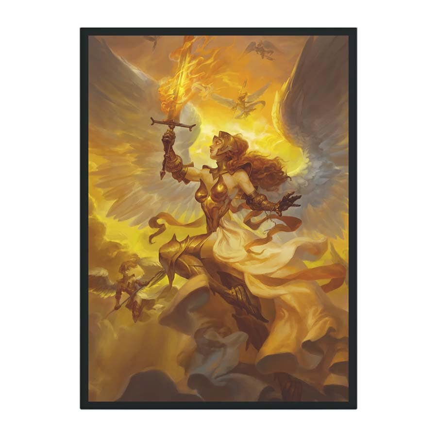 ARCANE FORTRESS: ANGELS AND DEMONS COLLECTION: RIGHTEOUS JUDGMENT MATTE SLEEVES (100CT) | Gopher Games
