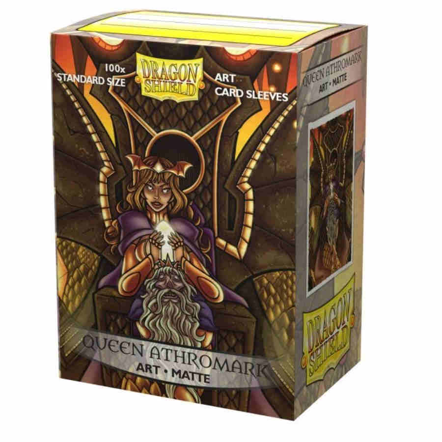 DRAGON SHIELD SLEEVES: MATTE ART QUEEN ATHROMARK: PORTRAIT (BOX OF 100) - LIMITED EDITION | Gopher Games