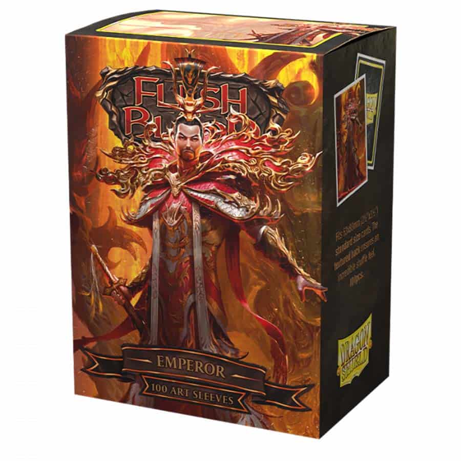 DRAGON SHIELD: MATTE ART: FLESH AND BLOOD: THE EMPEROR (BOX OF 100) | Gopher Games