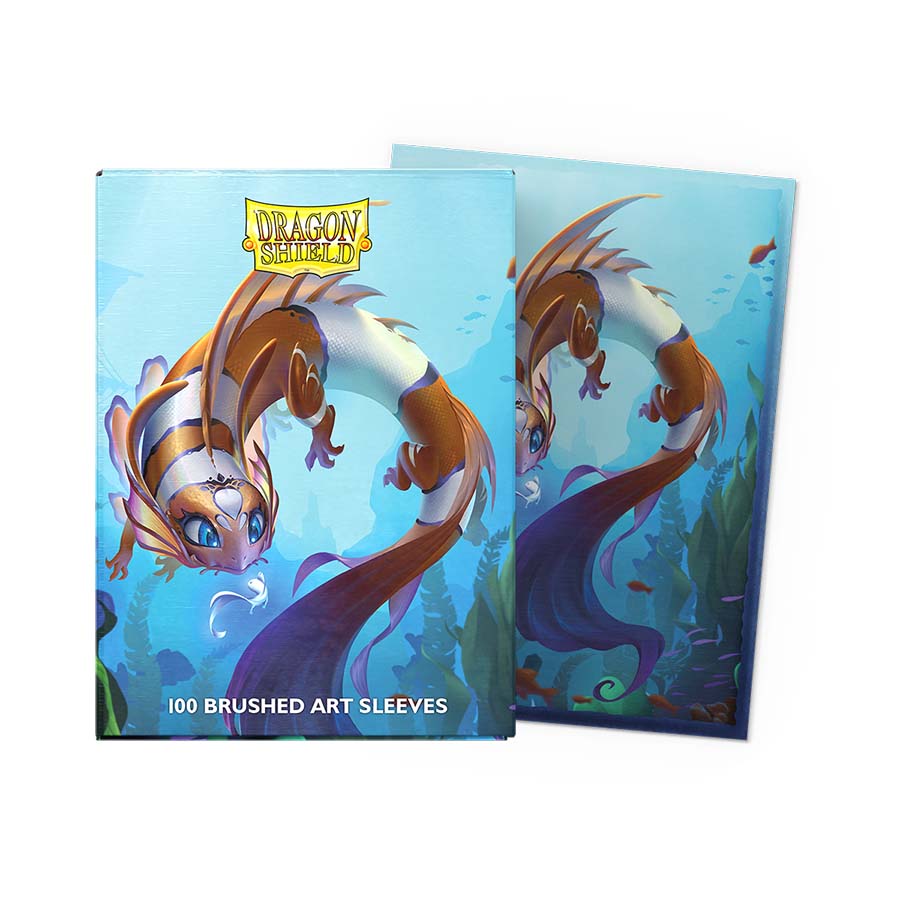 DRAGON SHIELD SLEEVES: BRUSHED ART: SPIRIT ANIMALS: THE CINDERFIN (100CT) | Gopher Games