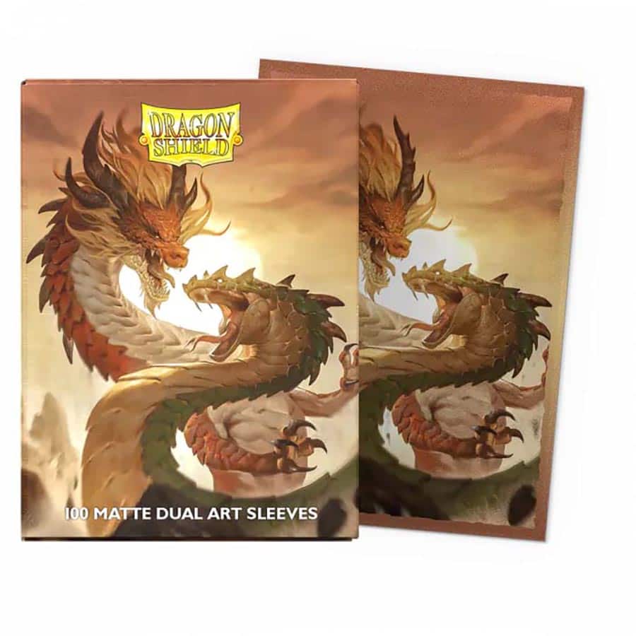 DRAGON SHIELD SLEEVES: DUAL MATTE ART: CHINESE NEW YEAR 2025: YEAR OF THE WOOD SNAKE | Gopher Games