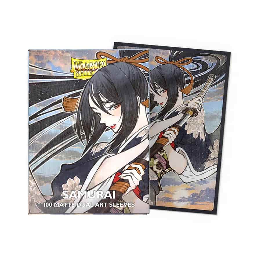 DRAGON SHIELD: MATTE DUAL ART: SAMURAI (100CT) | Gopher Games