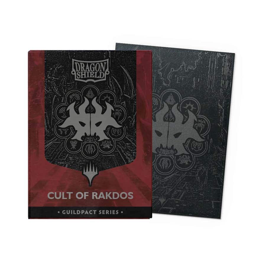 DRAGON SHIELD: MAGIC THE GATHERING: GUILDPACT SERIES: MATTE DUAL ART (STANDARD SIZE LICENSED SLEEVES): CULT OF RAKDOS (100CT) | Gopher Games