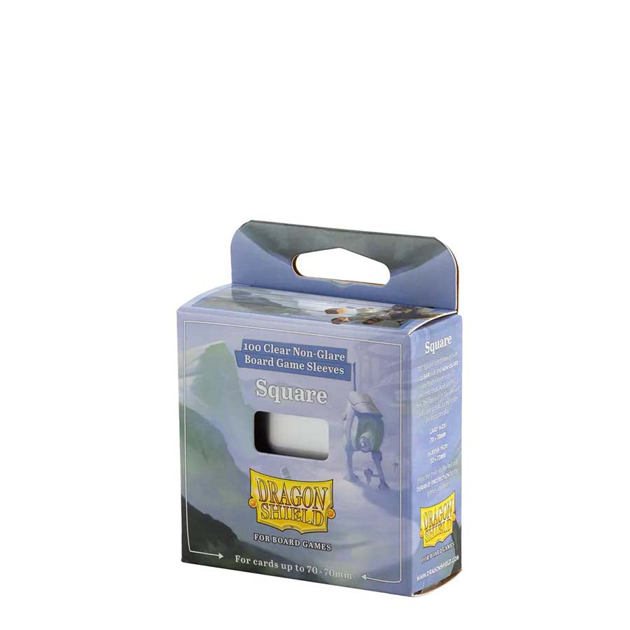 DRAGON SHIELD: BOARD GAME SLEEVES: CLEAR NONGLARE: SQUARE | Gopher Games