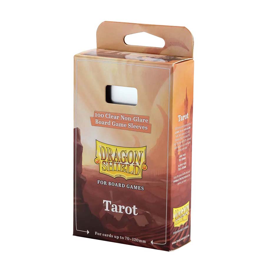 DRAGON SHIELD: BOARD GAME SLEEVES: CLEAR NONGLARE: TAROT | Gopher Games