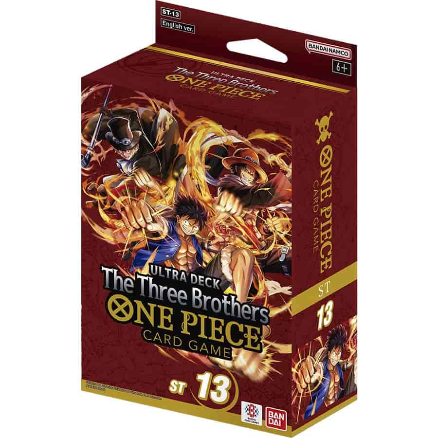 (PREORDER) ONE PIECE TCG: THE THREE BROTHERS STARTER DECK (ST-13) | Gopher Games
