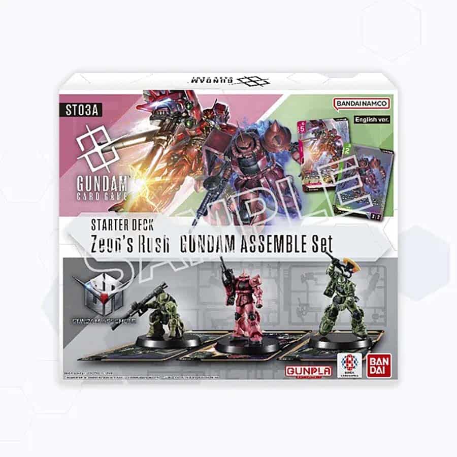 GUNDAM CARD GAME: GUNDAM ASSEMBLE STARTER SET [ST03A] [Limit 1 per person] | Gopher Games