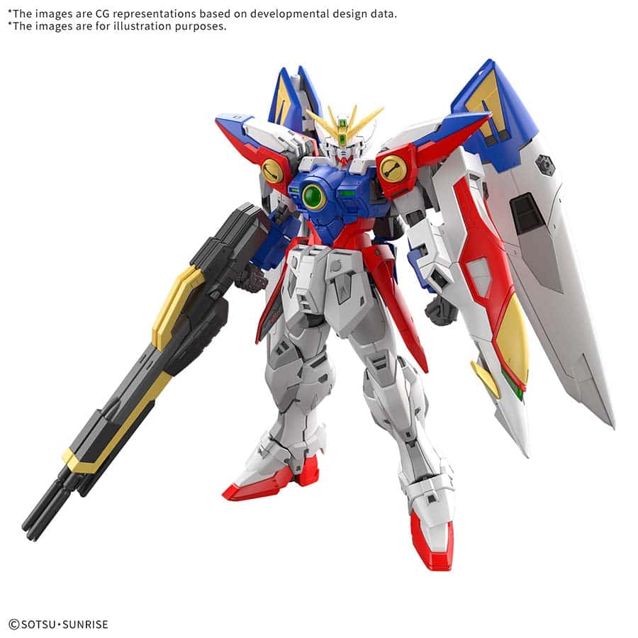 BANDAI HOBBY RG AW: GUNDAM WING: WING GUNDAM ZERO (1:144) (MODEL 43) (GUNPLA MODEL KIT) | Gopher Games