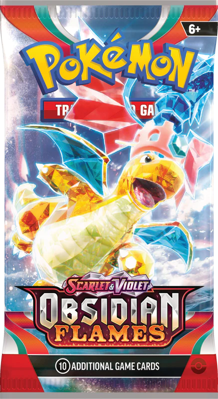 POKEMON TCG: OBSIDIAN FLAMES Scarlet and Violet Booster Pack | Gopher Games