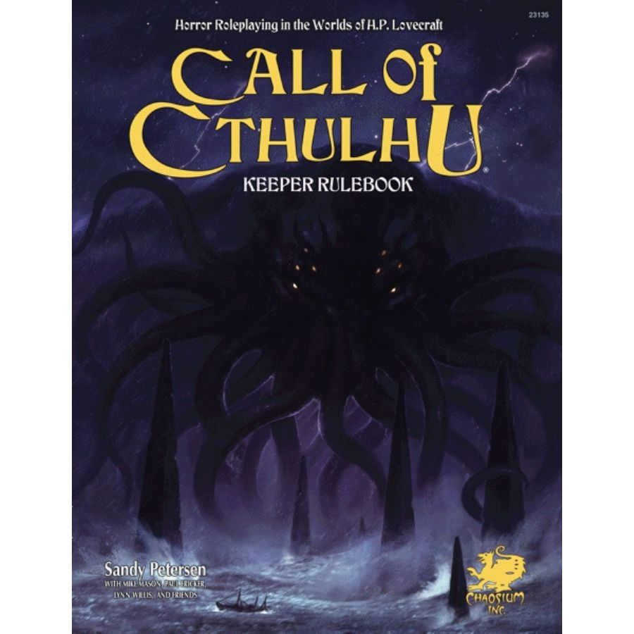 CALL OF CTHULHU RPG (7E): KEEPER RULEBOOK (HARDCOVER) | Gopher Games