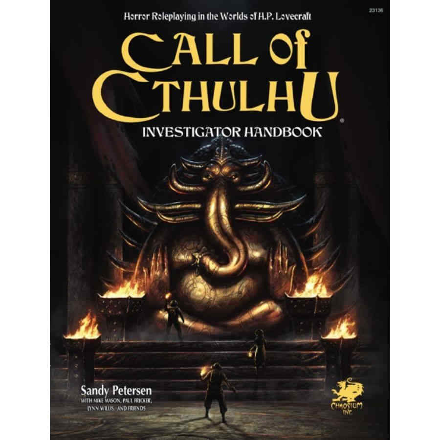 CALL OF CTHULHU RPG (7E): INVESTIGATOR HANDBOOK (HARDCOVER) | Gopher Games
