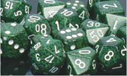 7CT SPECKLED POLY RECON DICE SET | Gopher Games