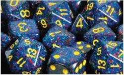 D6 -- 12MM SPECKLED DICE, TWILIGHT, 36CT | Gopher Games