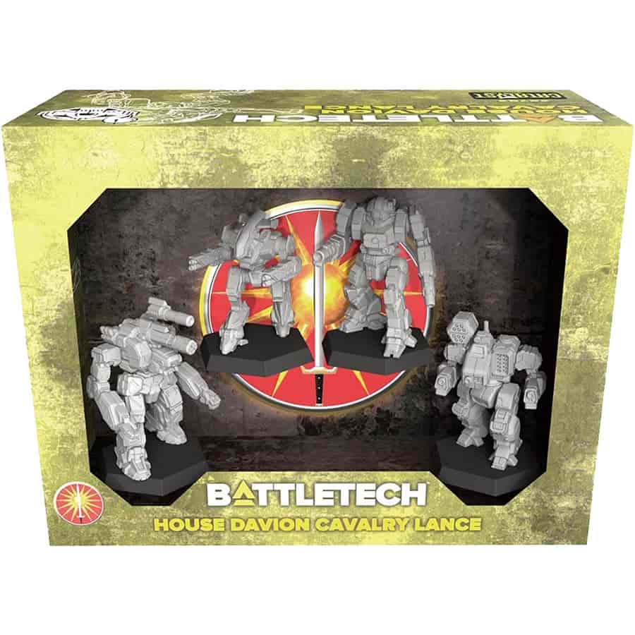 BATTLETECH: HOUSE DAVION CAVALRY LANCE | Gopher Games