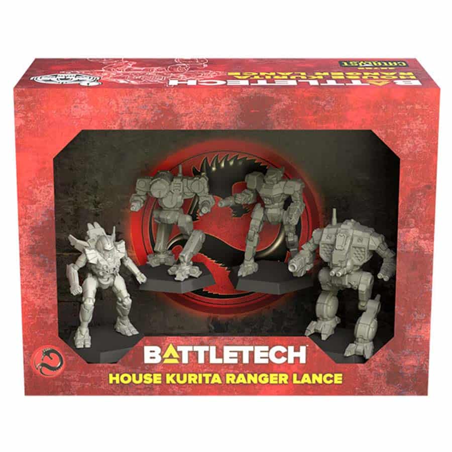 BATTLETECH: HOUSE KURITA RANGER LANCE FORCE PACK | Gopher Games