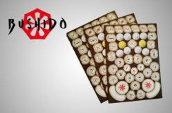 Bushido Risen Sun Token Set | Gopher Games
