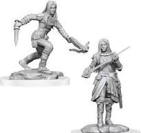 D&D Nolzur's Marvelous Miniatures: Half-Elf Rogues Female | Gopher Games