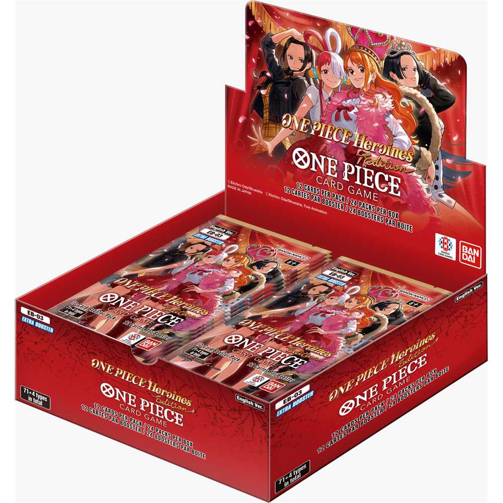 (PRE-ORDER, RELEASE DATE 02/20/2026) ONE PIECE TCG: EXTRA BOOSTER -ONE PIECE HEROINES EDITION- [EB-03] | Gopher Games