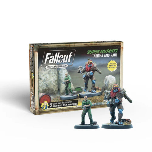 Fallout: Wasteland Warfare - Super Mutants: Tabitha and Raul | Gopher Games
