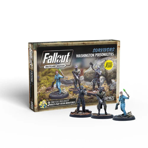 Fallout: Wasteland Warfare - Survivors: Washington Personalities | Gopher Games