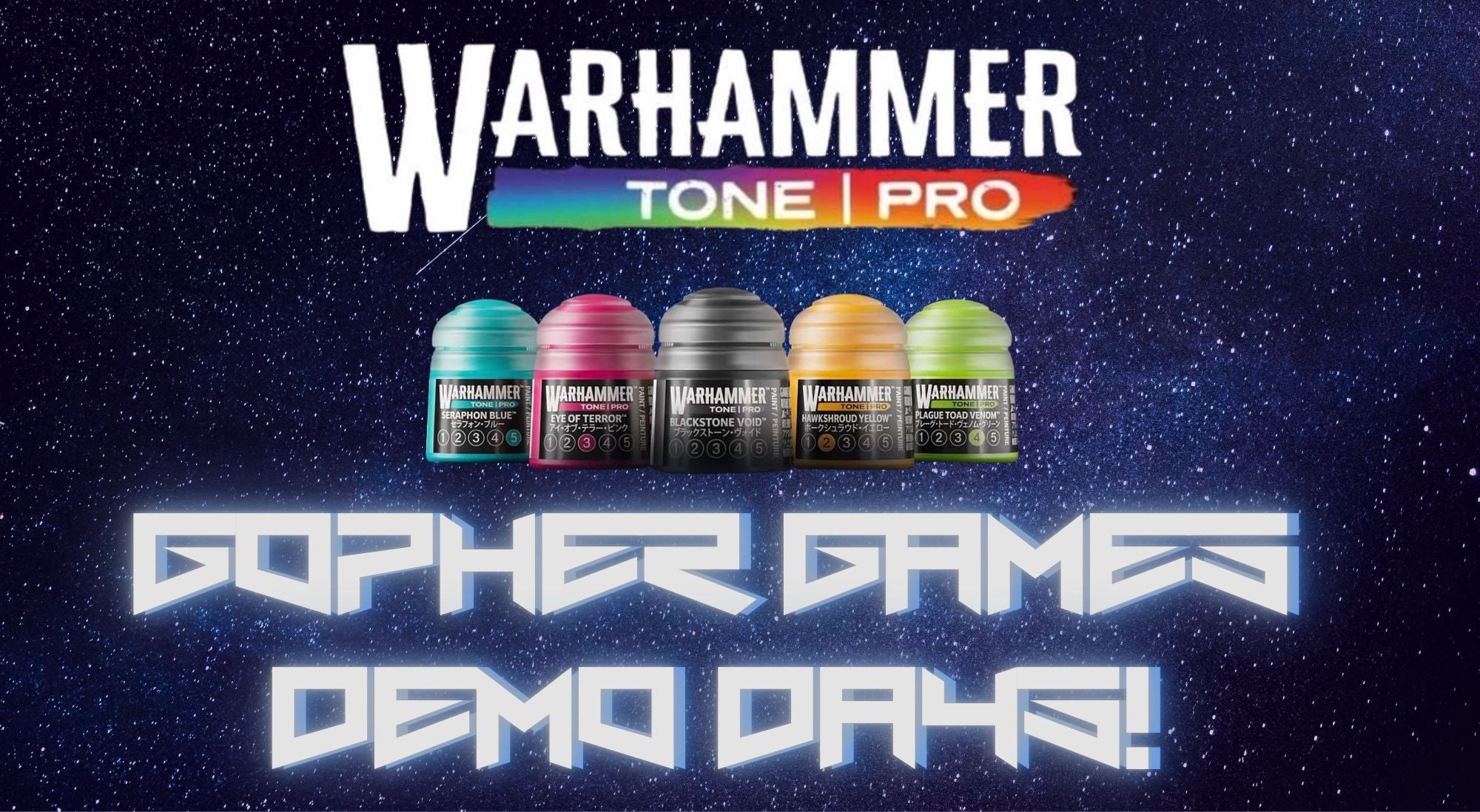 Warhammer Tone Pro Paints Demo Day | Gopher Games