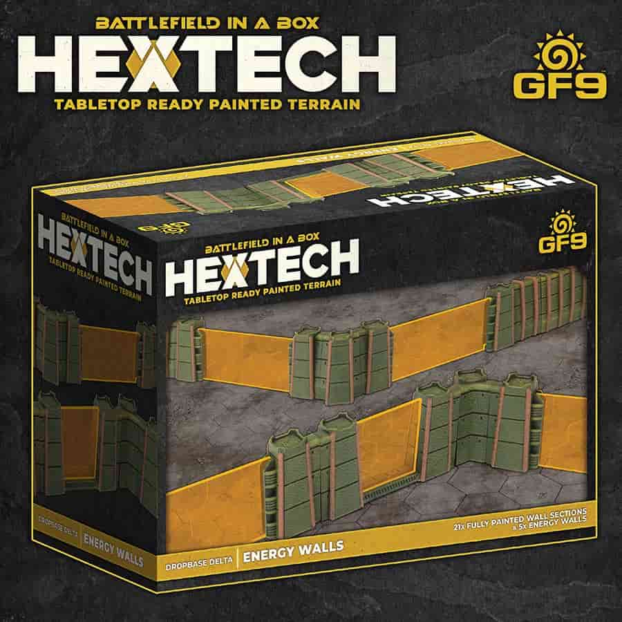 HEXTECH: WAVE FIVE: DROPBASE DELTA ENERGY WALLS (26CT) | Gopher Games